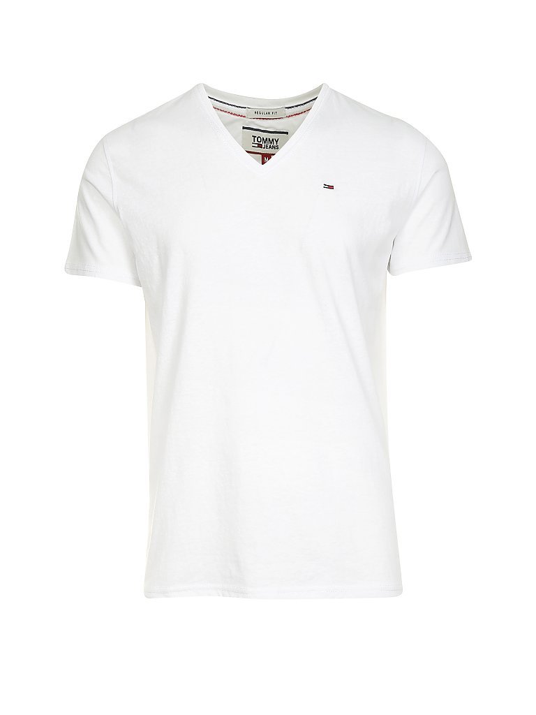 TOMMY JEANS T-Shirt weiß | M